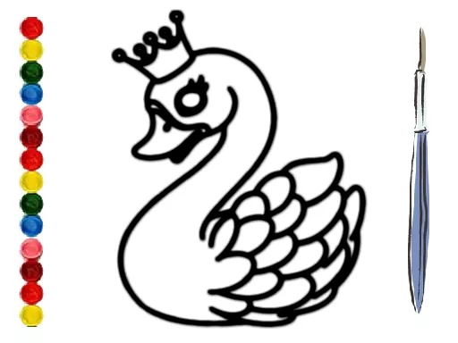 BTS Swan Coloring Book - game thumbnail image