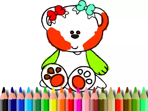 BTS Sweet Bear Coloring - game thumbnail image
