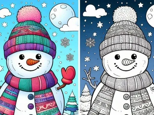 BTS Winter Coloring game thumbnail image