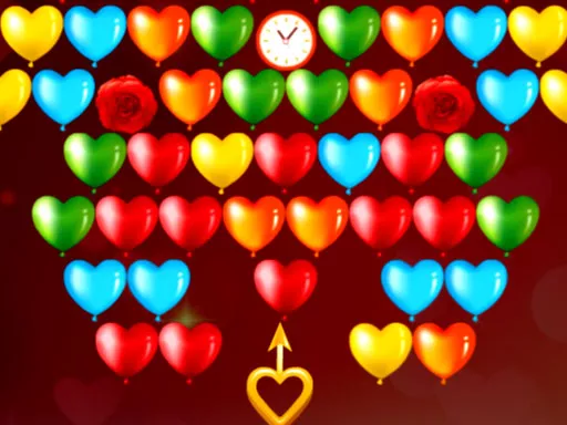 Bubble Shooter Valentines - game thumbnail image