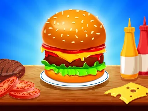 Burger Cafe - Cooking Games For Kids - game thumbnail image