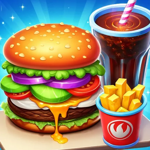 Burger Cafe - Cooking Games For Kids game thumbnail image
