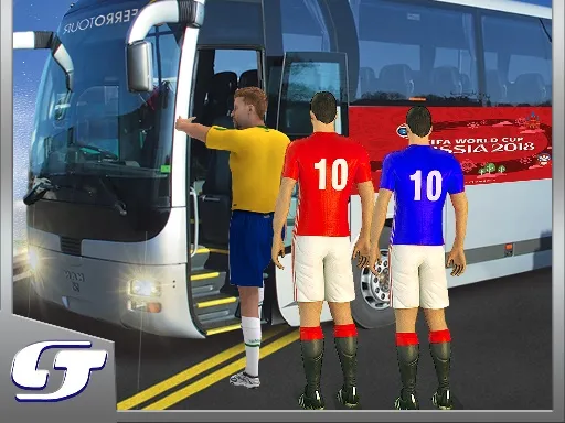 Bus Transport Footbal Players - game thumbnail image