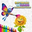 Butterflies and Flowers Coloring Book for Kids game thumbnail image