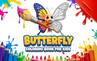 Butterfly Coloring Book for Kids - game thumbnail image