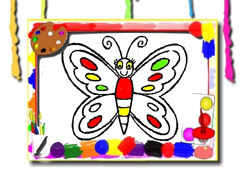Butterfly Coloring Book - game thumbnail image