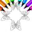 Butterfly Coloring Pages Kids game thumbnail image