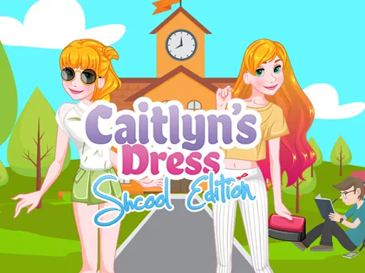 Caitlyn Dress Up : School Edition - game thumbnail image