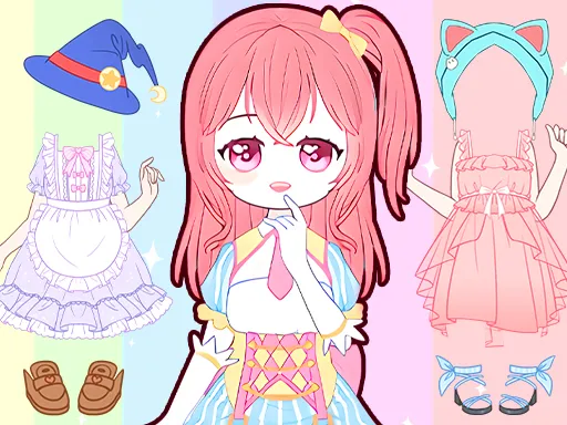 Candy Doll Dress Up game thumbnail image