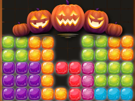 Candy Puzzle Blocks Halloween - game thumbnail image