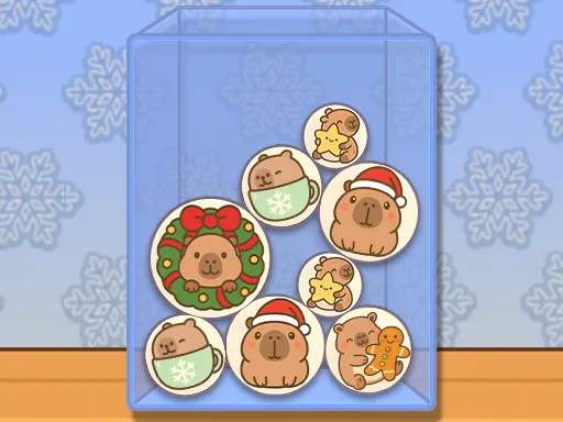 Capybara Xmas Merge - game thumbnail image