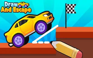Car Games Draw And Escape - game thumbnail image