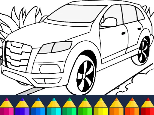 Cars Coloring Game - game thumbnail image