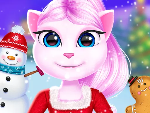 Cat Girl Christmas Decor Game - game thumbnail image