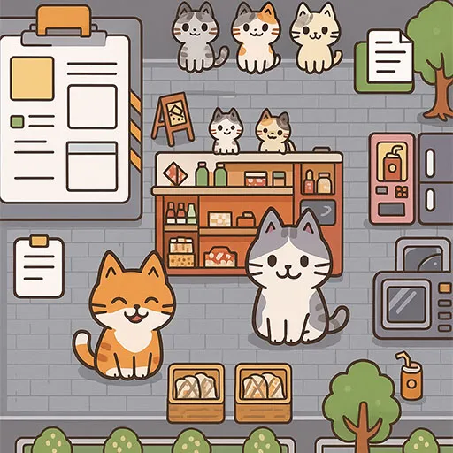 Cat Mini Restaurant game thumbnail image