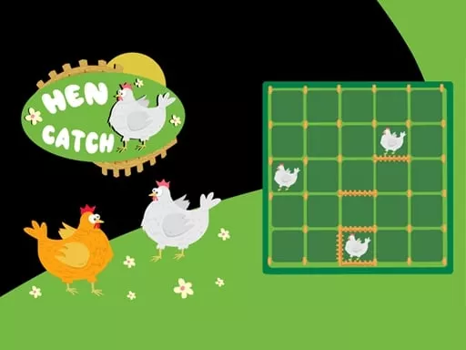 Catch The Hen: Lines and Dots - game thumbnail image