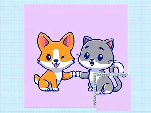 Cats and Dogs Puzzle - game thumbnail image