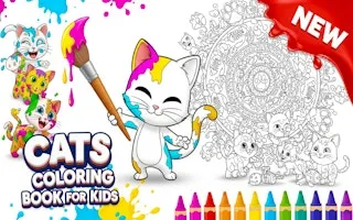 Cats Coloring Book for Kids - game thumbnail image