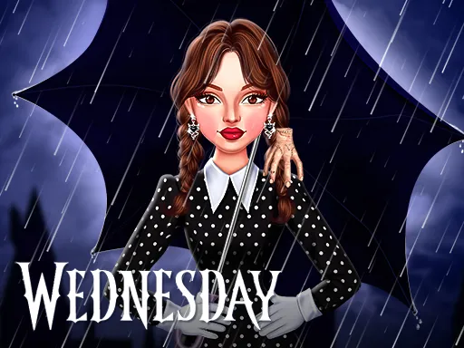 Celebrity Wednesday Addams Style - game thumbnail image