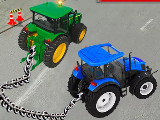 Chained Tractor Towing Simulator - game thumbnail image