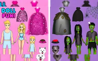 Chibi Doll Dress Up Makeover - game thumbnail image