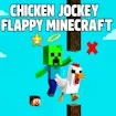 Chicken Jockey Flappy Minecraft game thumbnail image