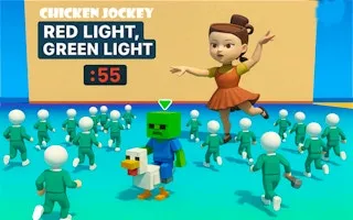 Chicken Jockey: Red Light Green Light - game thumbnail image