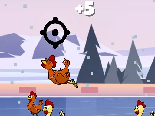 Chicken Shooting 2D - game thumbnail image