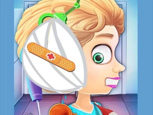 Children's doctor: treating ears - game thumbnail image