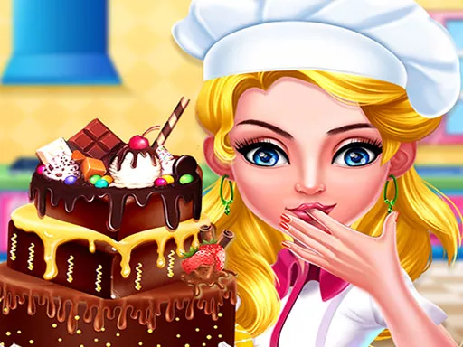 Chocolate cake cooking party - game thumbnail image