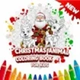 Christmas Animal Coloring Book for Kids