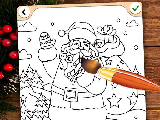 Christmas Coloring Game - game thumbnail image