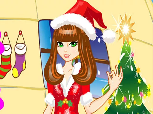 Christmas Girl Dressup - game thumbnail image