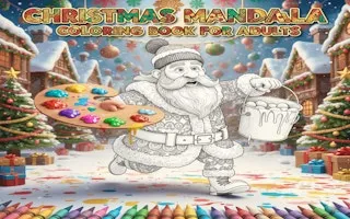 Christmas Mandala Coloring Book for Adults - game thumbnail image