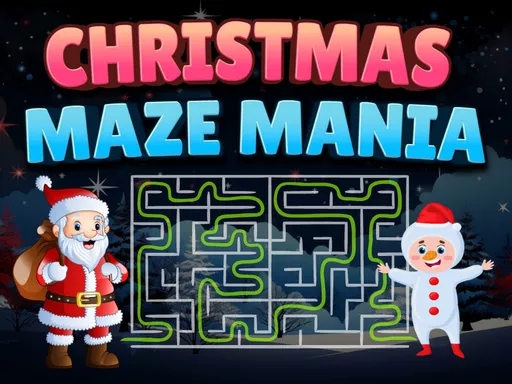 Christmas Maze Mania - game thumbnail image