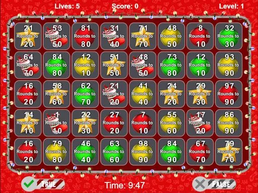 Christmas Number Crunch Rounding - game thumbnail image