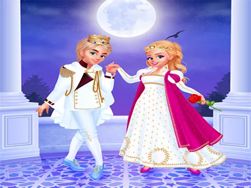 Cinderella &amp; Prince Charming - Dress Up - game thumbnail image