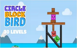 Circle Block Bird - game thumbnail image