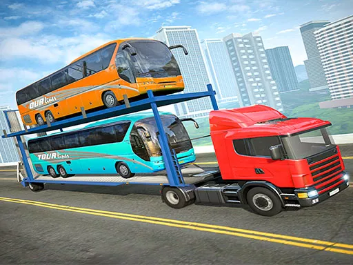 City Bus Transport Truck Free Transport Games - game thumbnail image