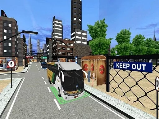 City Coach Bus Passenger Driving :Bus Parking 2021 - game thumbnail image