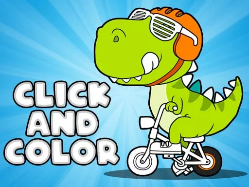 Click And Color Dinosaurs - game thumbnail image