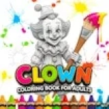 Clown Coloring Book for Adults