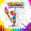 Clown Coloring Pages game thumbnail image