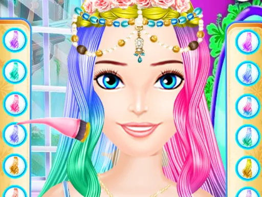 Coachella Hairstyle Design - game thumbnail image