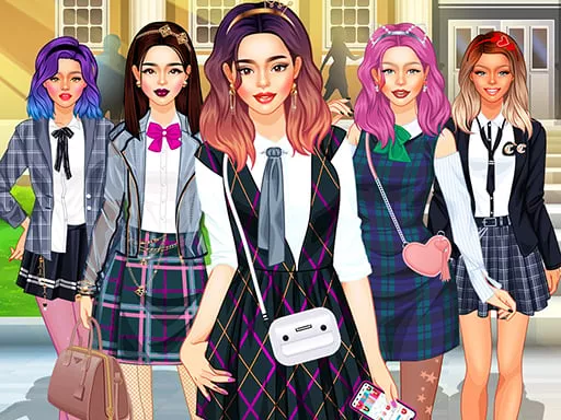 College Girls Team Makeover - girls - game thumbnail image