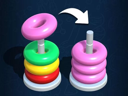 Color Hoop Stack - game thumbnail image