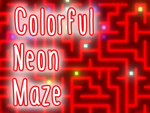 Colorful Neon Maze - game thumbnail image