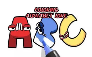Coloring Alphabet Lore - game thumbnail image