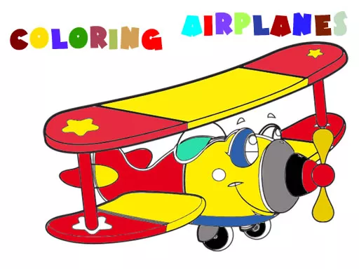 Coloring Book Airplane V 2.0 - game thumbnail image