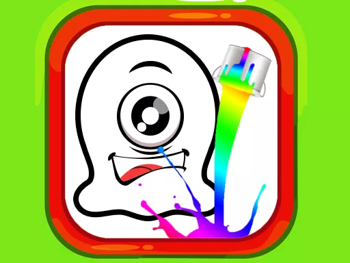 Coloring Book: Alien Family - game thumbnail image